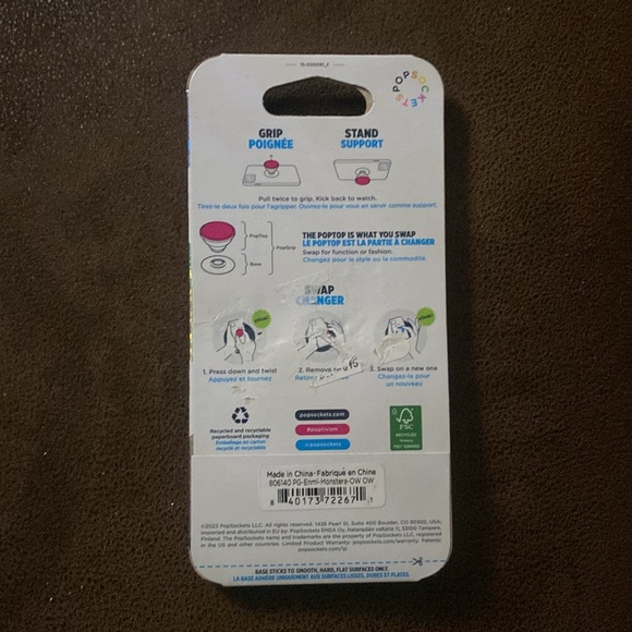 POP SOCKET PREMIUM Enamel Monstera-NEW - Picture 6 of 7